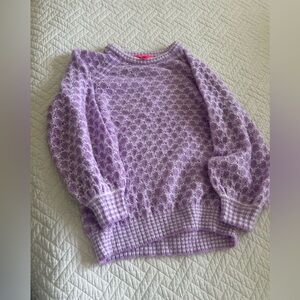 Lilly Pulitzer Purple Patterned Women's Sweater. Size S. EUC.